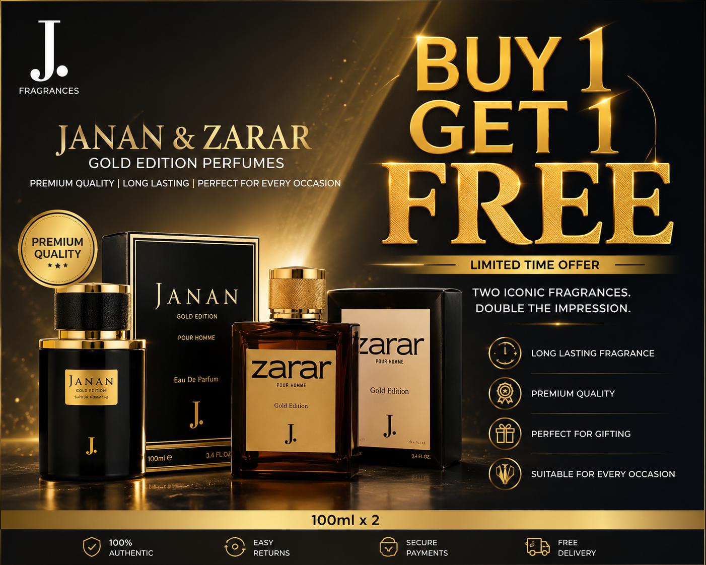 Buy One Get One Free – Janan &amp; Zarar Perfume by J.
